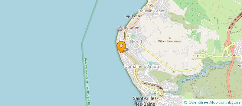 localisation de l'entreprise SUN REUNION  SAINT-PAUL