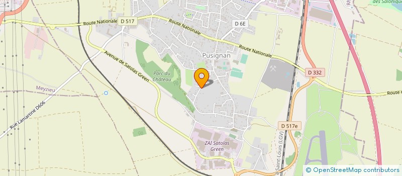 localisation de l'entreprise SUN RIVIERA IMMOBILIER  PUSIGNAN