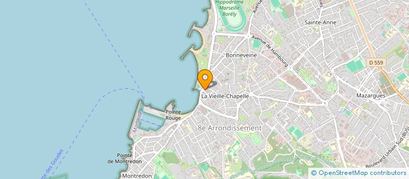 localisation de l'entreprise SUN SAILS à MARSEILLE 8