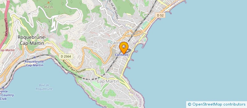 localisation de l'entreprise SUN SEA à ROQUEBRUNE-CAP-MARTIN