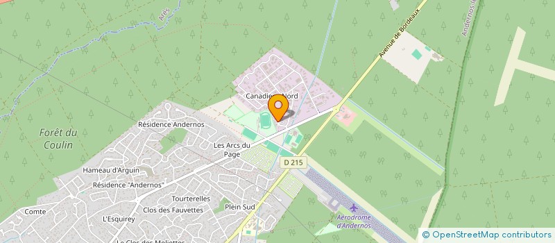 localisation de l'entreprise SUN SET  ANDERNOS-LES-BAINS