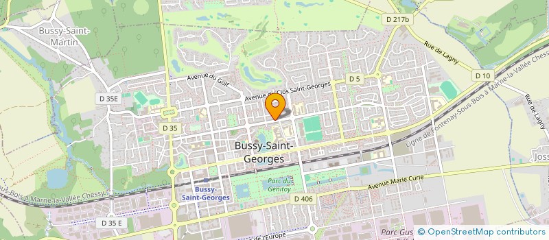 localisation de l'entreprise SUN SGA HOLDING  BUSSY-SAINT-GEORGES