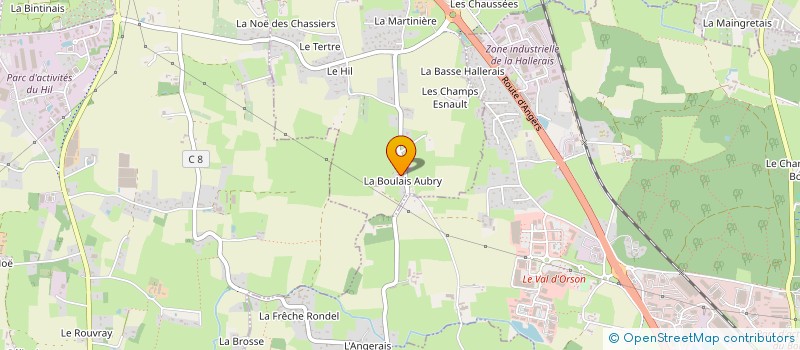 localisation de l'entreprise SUN SHINE  CHANTEPIE