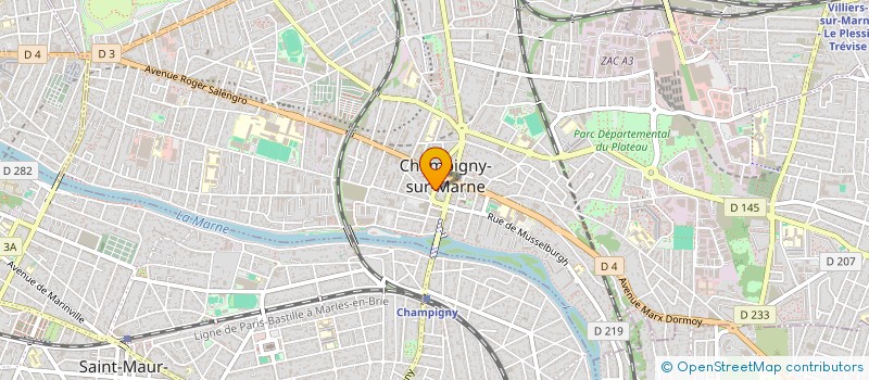 localisation de l'entreprise SUN SKY à CHAMPIGNY-SUR-MARNE