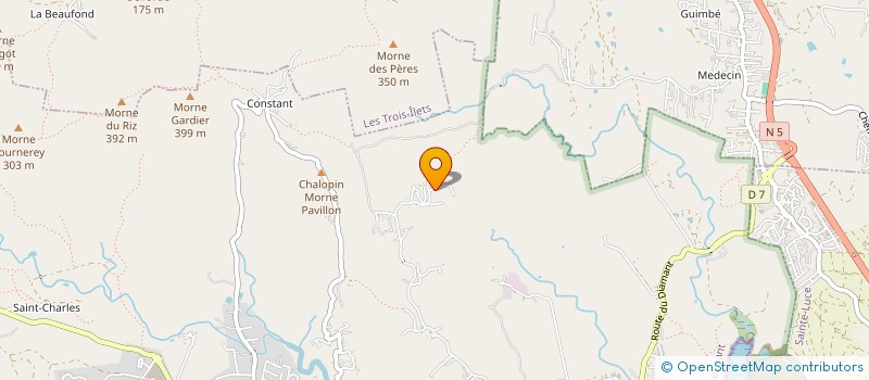 localisation de l'entreprise SUN'SOUVENIRS à LE DIAMANT