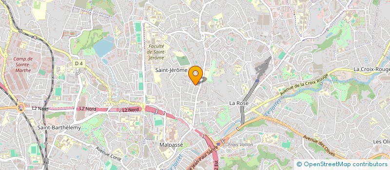 localisation de l'entreprise SUN SPOT à MARSEILLE