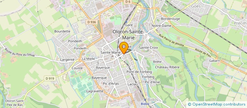 localisation de l'entreprise SUN STORE à OLORON-SAINTE-MARIE