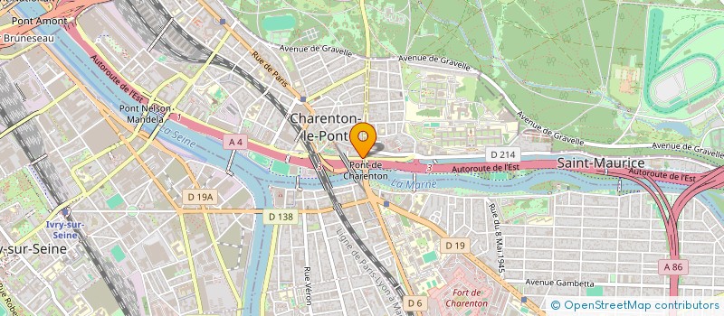 localisation de l'entreprise SUN SUN PIZZAS  CHARENTON-LE-PONT