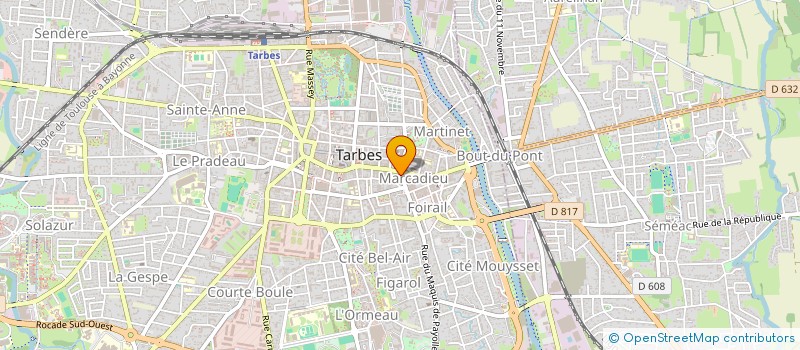 localisation de l'entreprise SUN SURPLUS  TARBES