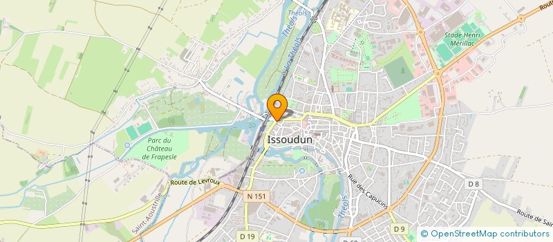 localisation de l'entreprise SUN TECH à ISSOUDUN