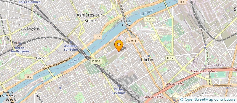 localisation de l'entreprise SUN TRANSPORT  CLICHY