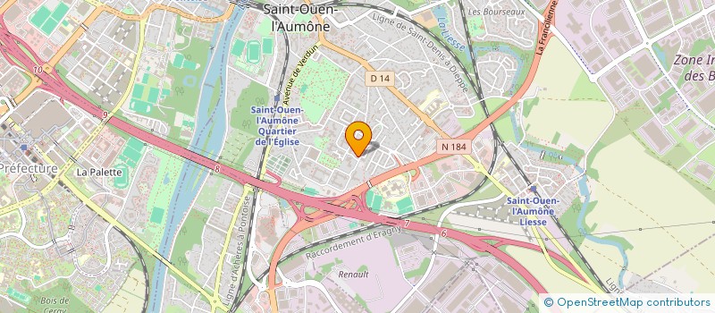 localisation de l'entreprise SUN TRANSPORT à SAINT-OUEN-L'AUMONE
