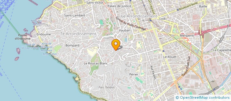 localisation de l'entreprise SUN TROPEZ à MARSEILLE