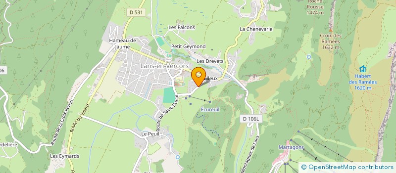 localisation de l'entreprise SUN TROTT'  LANS-EN-VERCORS