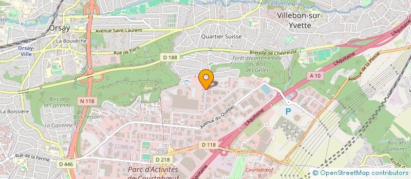 localisation de l'entreprise SUN U NEED - SUN à VILLEBON-SUR-YVETTE