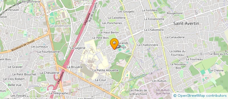 localisation de l'entreprise SUN VALLEY A15  SAINT-AVERTIN