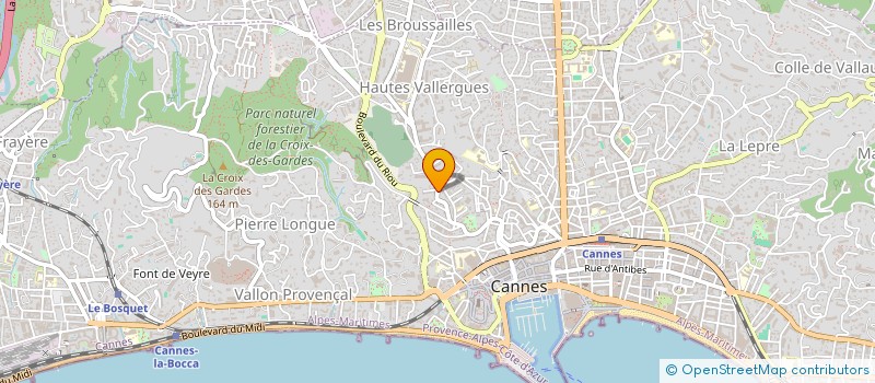 localisation de l'entreprise SUN WATT FRANCE à CANNES