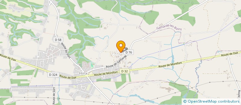 localisation de l'entreprise SUN WEST  HINX