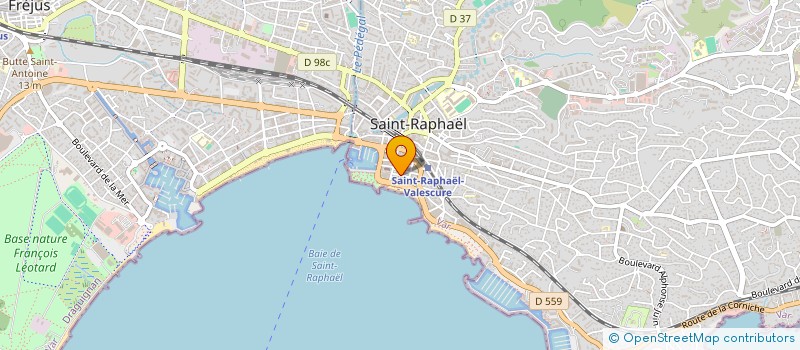 localisation de l'entreprise SUN YACHTS à SAINT-RAPHAEL