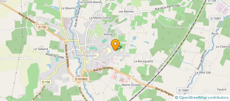 localisation de l'entreprise SUN7 ELEC  MONTGUYON