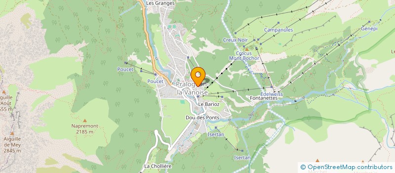 localisation de l'entreprise SUN73  PRALOGNAN-LA-VANOISE