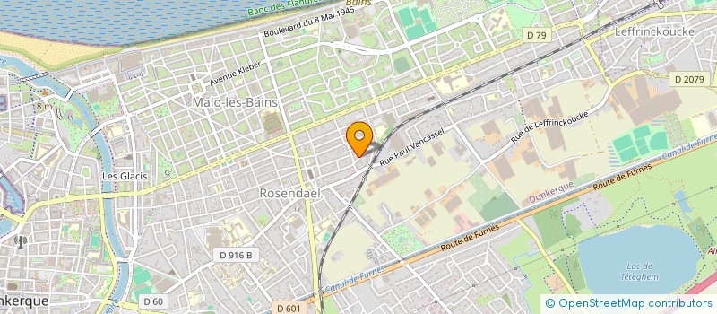 localisation de l'entreprise SUNA à DUNKERQUE