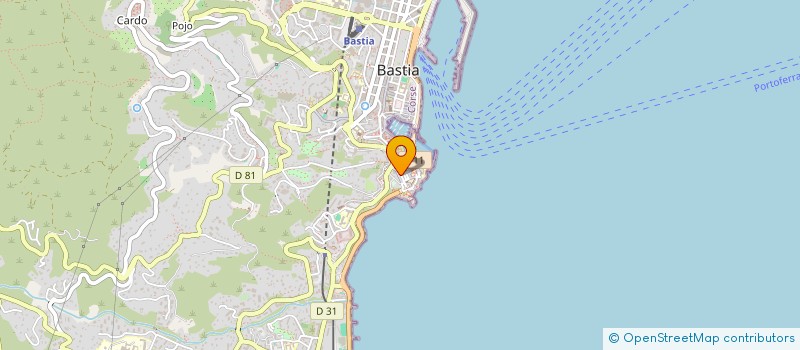 localisation de l'entreprise SUNA FUTURA PROD à BASTIA