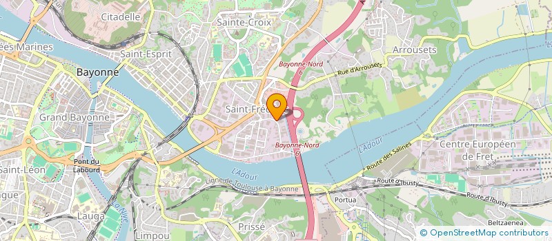 localisation de l'entreprise SUNA SPEED SHOP à BAYONNE