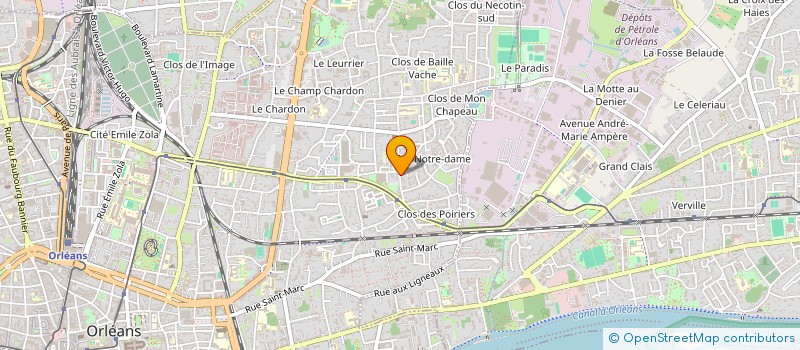 localisation de l'entreprise SUNAB à ORLEANS