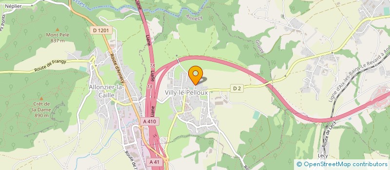 localisation de l'entreprise SUNACORP à VILLY-LE-PELLOUX