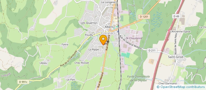 localisation de l'entreprise SUNANDSTUCK  ENTRELACS