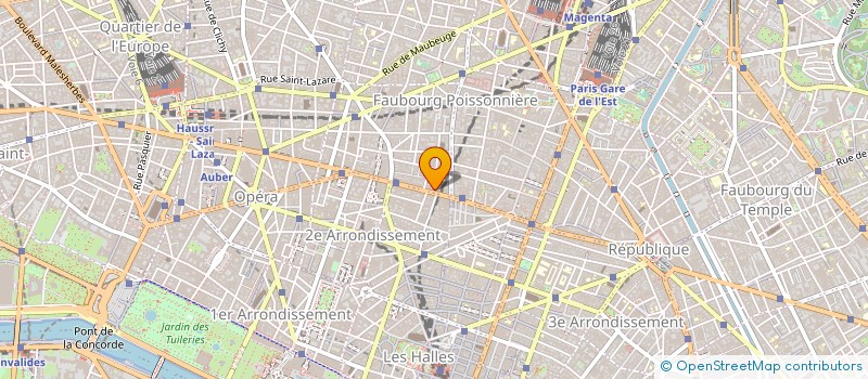 localisation de l'entreprise SUNAPSIS à PARIS