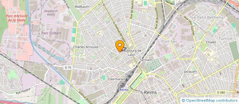 localisation de l'entreprise SUNAPSIS  REIMS