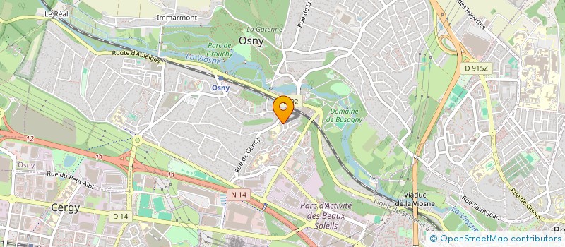 localisation de l'entreprise SUNAR  OSNY