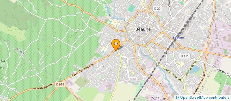 localisation de l'entreprise SUNAUTO-VO  MONTAGNY-LES-BEAUNE