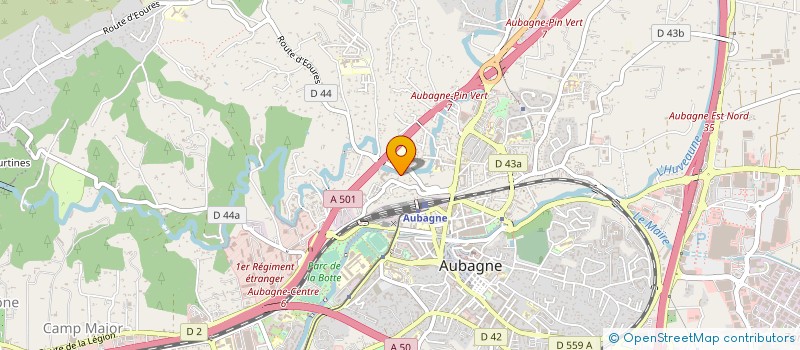 localisation de l'entreprise SUNAVENIR  AUBAGNE