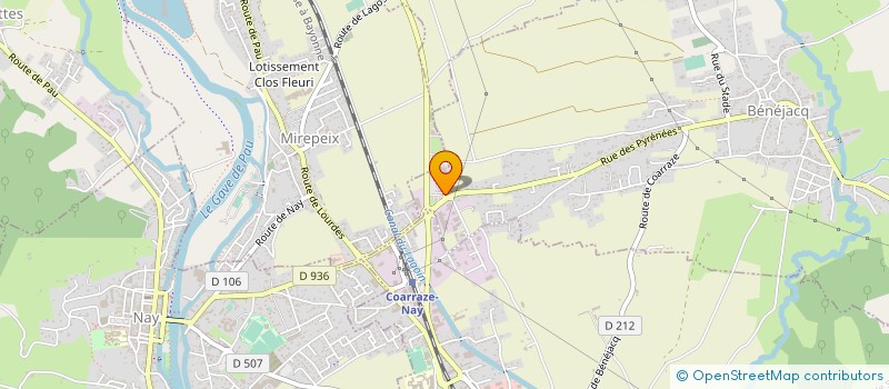 localisation de l'entreprise SUNAY à BENEJACQ