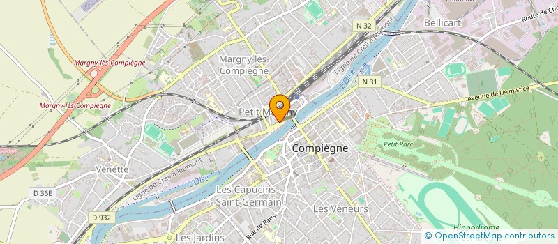 localisation de l'entreprise SUNBEAM à COMPIEGNE