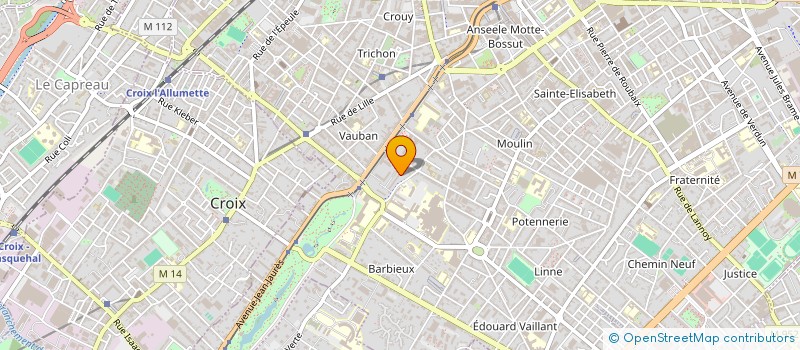 localisation de l'entreprise SUNBEAM  ROUBAIX