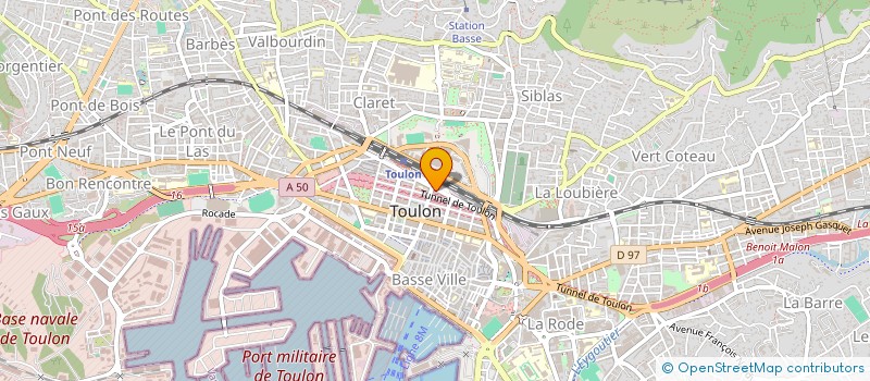 localisation de l'entreprise SUNBNB  TOULON