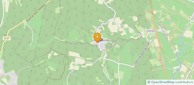 localisation de l'entreprise SUNBRALUX  SAINT-THEODORIT