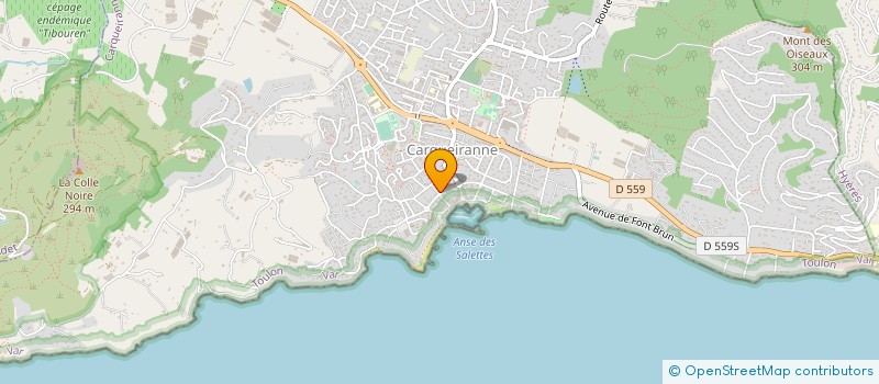 localisation de l'entreprise SUNCAR à CARQUEIRANNE