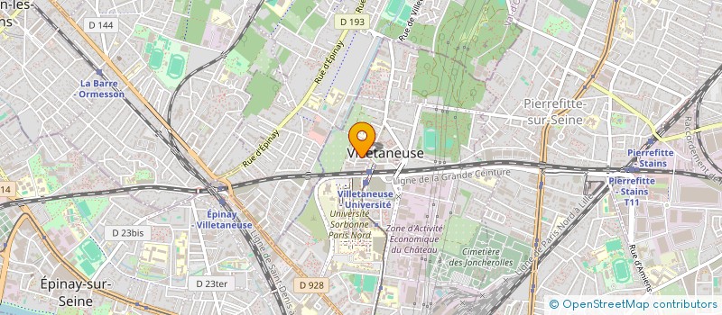 localisation de l'entreprise SUNCAR à VILLETANEUSE