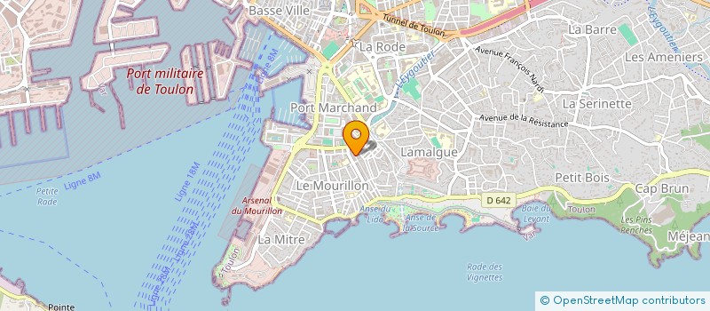 localisation de l'entreprise SUNCICA à TOULON