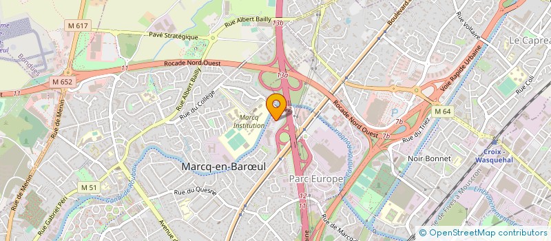 localisation de l'entreprise SUNCLEAR à MARCQ-EN-BARŒUL