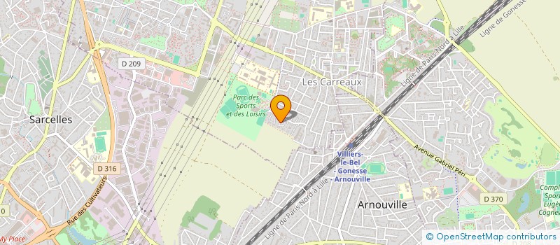 localisation de l'entreprise SUNDARALINGAM KILLI  VILLIERS-LE-BEL