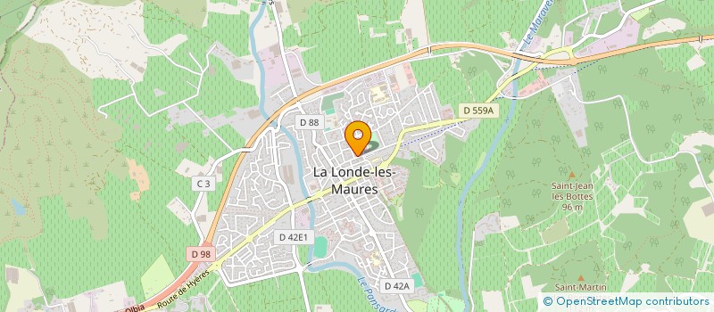 localisation de l'entreprise SUNDEV à LA LONDE-LES-MAURES