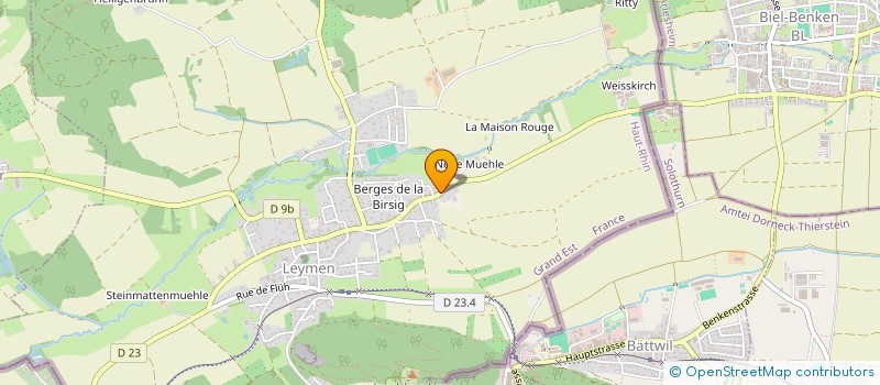 localisation de l'entreprise SUNDGAU ELECTRICITE  HESINGUE