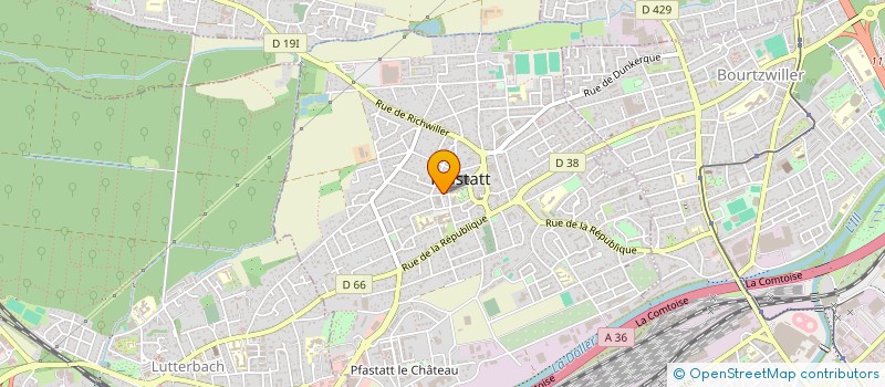 localisation de l'entreprise SUNDGAU EXPRESS  ALTKIRCH