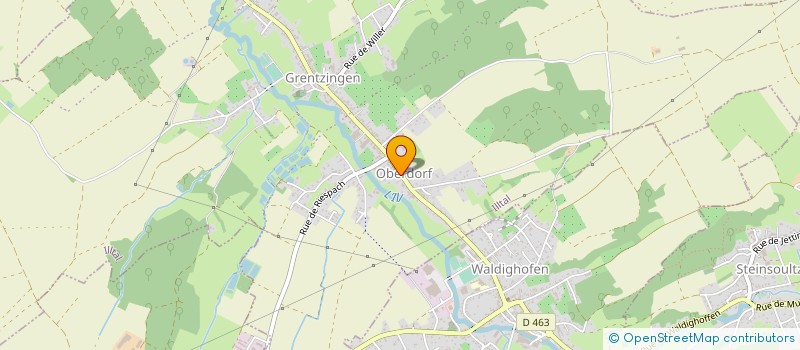 localisation de l'entreprise SUNDGAU FLEURS à ILLTAL